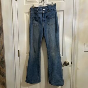 Veronica Beard Beverly Skinny Flare hemmed with original